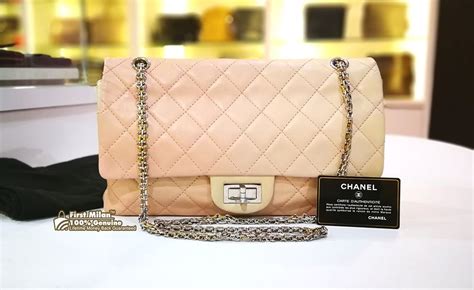 chanel degradê|chanel reissue flap bag.